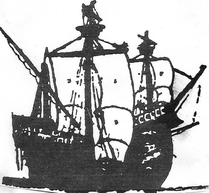  Quelle: Edition Erdmann, Holzschnitt: Das älteste Verkehrsmittel für Fernreisen: das Segelschiff.